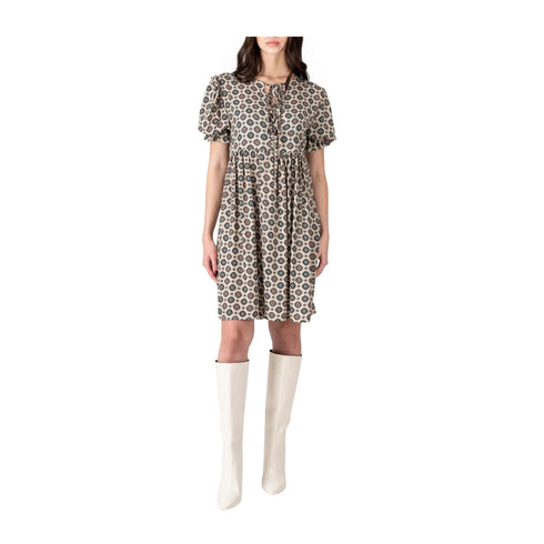 Censured Abito corto Abito Donna a V con fiocchi S P25 - CENSUREDAWC484VIMS - 02 - S - Francavilla Moda